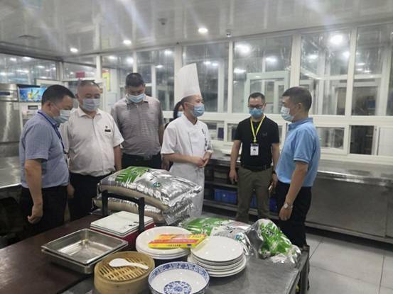 陳懷乾督查兩會期間餐飲服務食品安全保障工作